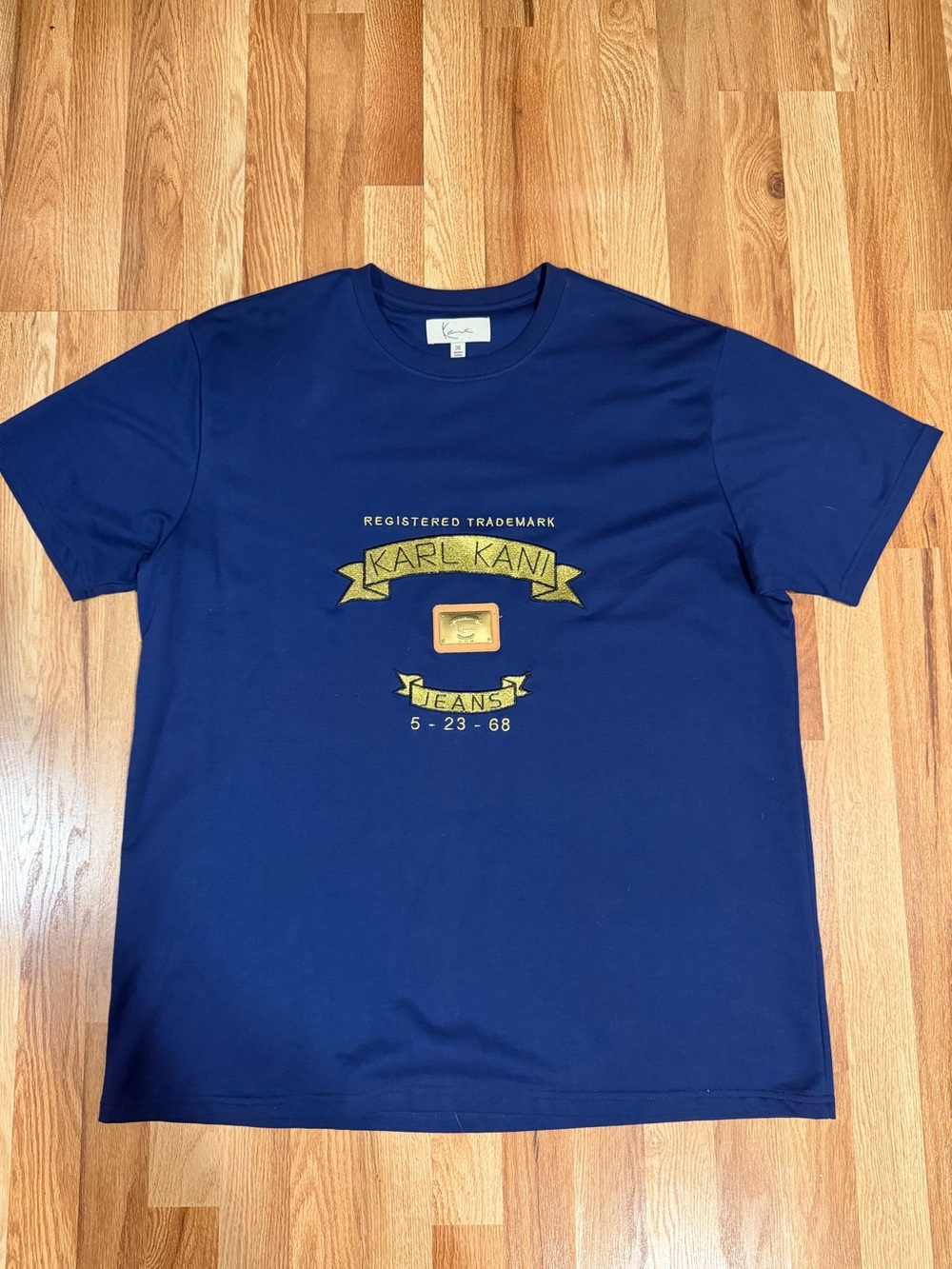 Karl Kani Classic Name Plate Knit Tee - Sz XXL